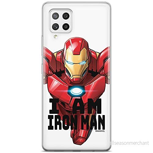 ERT GROUP mobiltelefonfodral för Samsung A42 5G originalt och officiellt licensierat Marvel mönster Iron Man 029 optimalt anpassad till formen på mobiltelefonen, fodral tillverkad av TPU plast 5904805145995