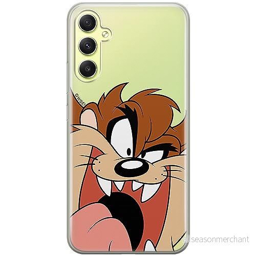 ERT GROUP mobiltelefonfodral för Samsung A34 5G originalt och officiellt licensierat Looney Tunes mönster Tasmanian 001 optimalt anpassad till formen på mobiltelefonen, gedeeltelijk transparant 5905511792022