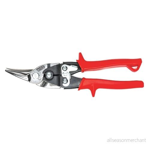 Wiss M1R 248 mm/9 3/4 tums MetalMaster Compound Action Aviation Snips, skär rakt till vänster röd 37103580122