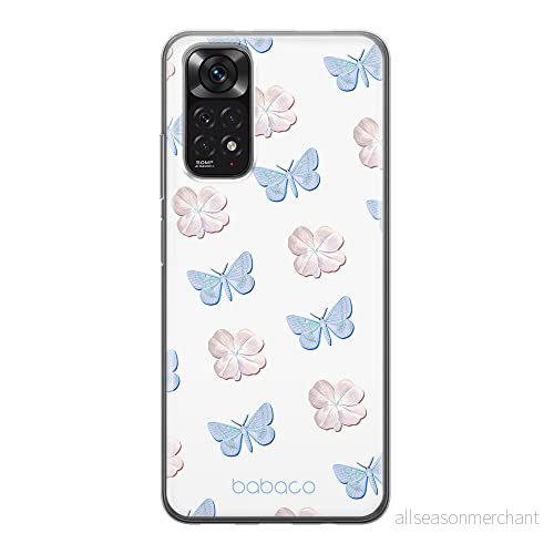 ERT GROUP mobiltelefonfodral för Xiaomi REDMI NOTE 11S 4G / 11 originalt och officiellt licensierat Babaco mönster Flowers 043, fodral tillverkad av TPU plast 5905511569273