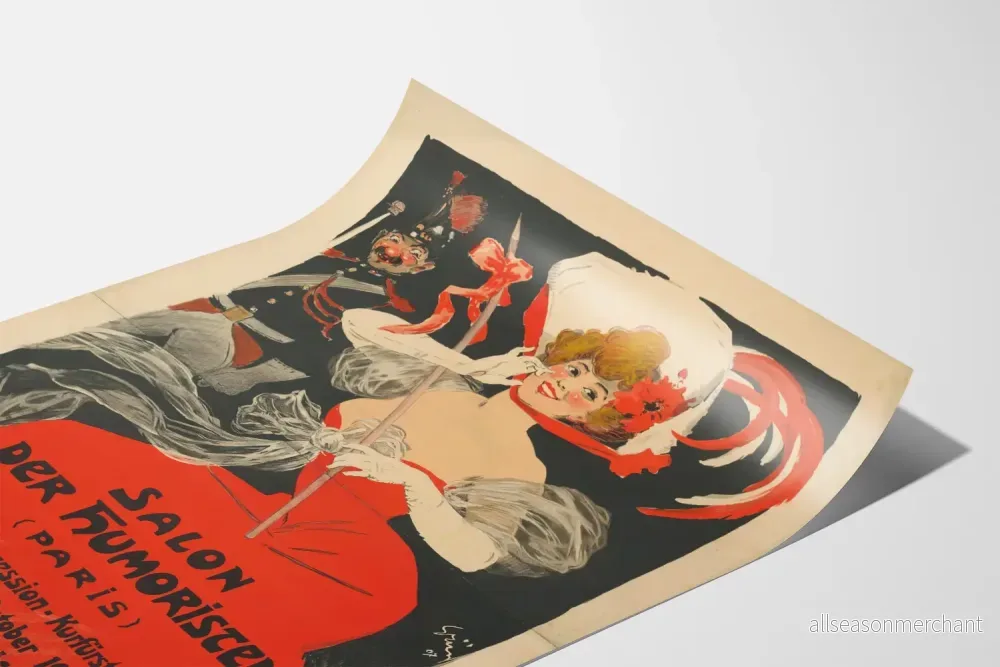 Vintageposter Salon der Humoristen Paris Berlin 1907 - Bild 3