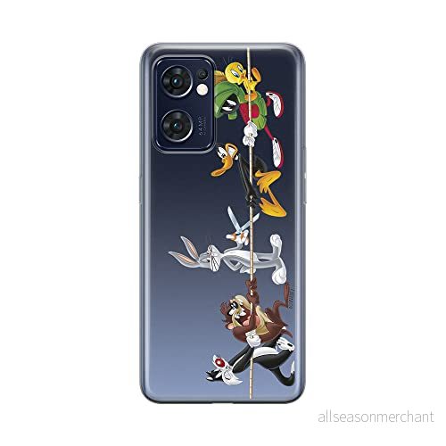 ERT GROUP mobiltelefonfodral för Oppo RENO 7 5G originalt och officiellt licensierat Looney Tunes mönster 009 optimalt anpassad till formen på mobiltelefonen, gedeeltelijk transparant 5905511301408