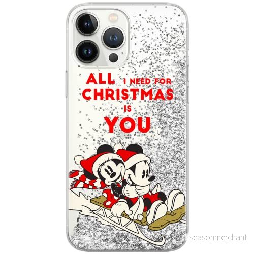 ERT GROUP mobiltelefonfodral för Apple Iphone 7/8/ SE 2/ 3 originalt och officiellt licensierat Disney mönster Mickey & Minnie 015, med glitter overflow effekt 5903932088663