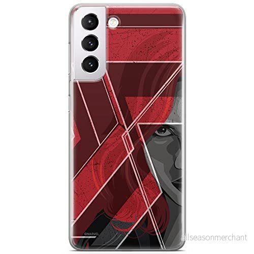 ERT GROUP mobiltelefonfodral för Samsung S21 originalt och officiellt licensierat Marvel mönster Black Widow 002 optimalt anpassad till formen på mobiltelefonen, fodral tillverkad av TPU plast 5903932375831