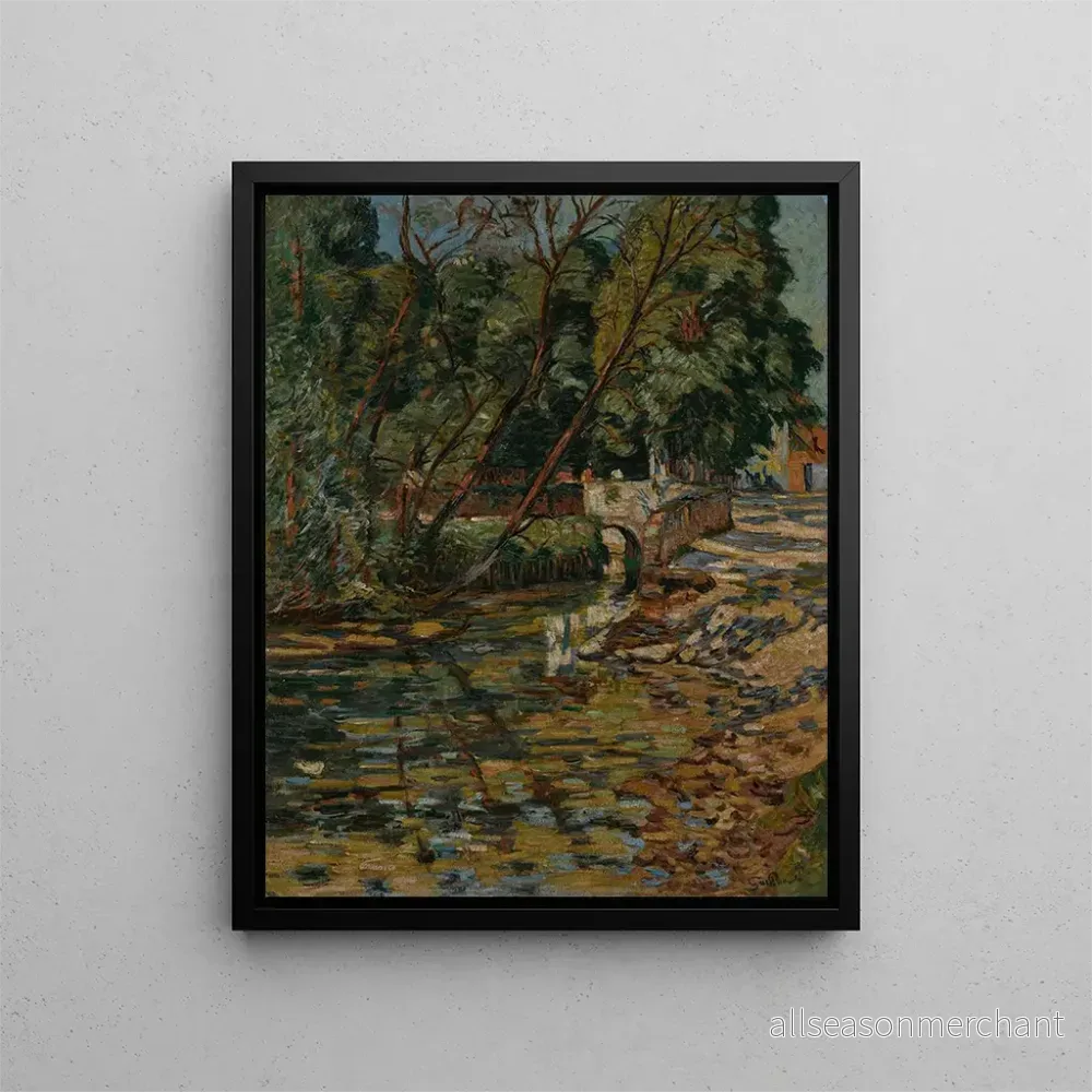 Målning Abreuvoir à Épinay - le - Breuil - Armand Guillaumin | Konsttryck