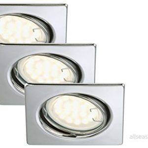 Briloner lampor LED inbyggd strålare 3 pack, svängbar, inget trafo krävs, fyrkantig 4002707257912 Briloner lampor LED inbyggd strålare 3 pack, svängbar, inget trafo krävs, fyrkantig 4002707257912
