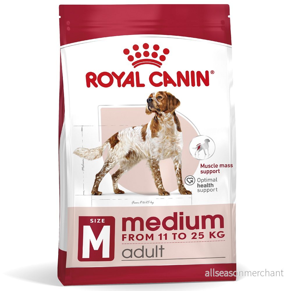 Royal Canin Medium Adult Torrfoder för Hundar 15 kg 3182551055856