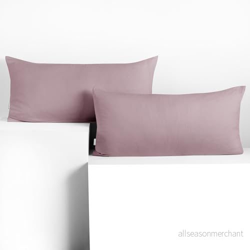 DecoKing 2 örngott 40 x 80 cm bomull dragkedja erika färger bärnsten 5903575036472