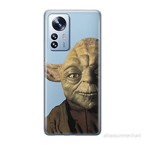 ERT GROUP mobiltelefonfodral för Xiaomi 12 / 12X originalt och officiellt licensierat Star Wars mönster Yoda 004 optimalt anpassad till formen på mobiltelefonen, gedeeltelijk transparant 5905511476960