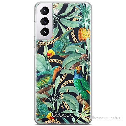 ERT GROUP mobiltelefonfodral för Samsung S21 PLUS originalt och officiellt licensierat Babaco mönster Flowers 058 optimalt anpassad till formen på mobiltelefonen, fodral tillverkad av TPU plast 5905131368669
