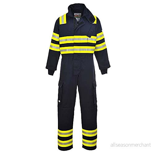 Portwest FR98 Overall för skogsbränder, storlek M, Navy 5036108197125 Portwest FR98 Overall för skogsbränder, storlek M, Navy 5036108197125
