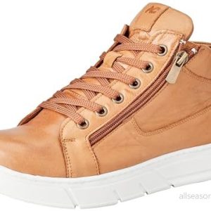 Andrea Conti Damsneakers med snörning, BRUN, 40 EU 4067518174278