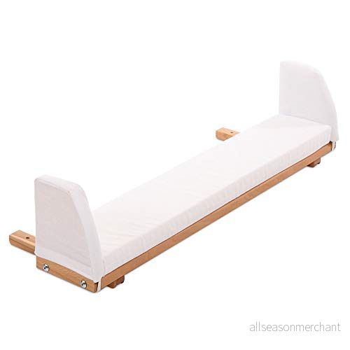 babybay förlängningssida oljad kärnbok inklusive madrasstillägg vit lämplig för modell Maxi, Boxspring och Comfort Plus 4262356532253