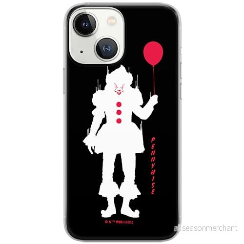 ERT GROUP mobiltelefonfodral för Iphone 13 originalt och officiellt licensierat Horror mönster It 016 optimalt anpassad till formen på mobiltelefonen, fodral tillverkad av TPU plast 5905131990853