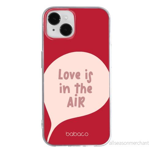 ERT GROUP mobiltelefonfodral för Apple Iphone 14 PLUS originalt och officiellt licensierat Babaco mönster Love is in the air 001 anpassad till formen på mobiltelefonen, fodral tillverkad av TPU plast 5905131899989