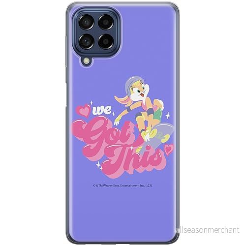 ERT GROUP mobiltelefonfodral för Samsung M53 5G originalt och officiellt licensierat Looney Tunes mönster Lola 004 optimalt anpassad till formen på mobiltelefonen, fodral tillverkad av TPU plast 5905795066376