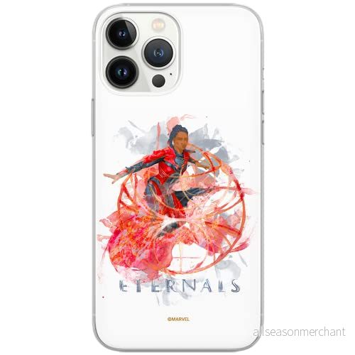 ERT GROUP mobiltelefonfodral för Iphone 13 PRO originalt och officiellt licensierat Marvel mönster Eternals 013 Vit optimalt anpassad till formen på mobiltelefonen, fodral tillverkad av TPU plast 5904805129643