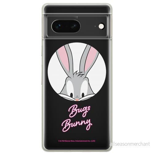 ERT GROUP mobiltelefonfodral för Google PIXEL 7 originalt och officiellt licensierat Looney Tunes mönster Bugs 023 optimalt anpassad till formen på mobiltelefonen, fodral tillverkad av TPU plast 5905795155896