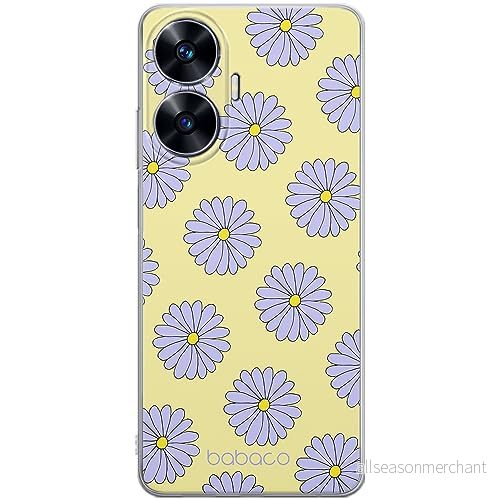 ERT GROUP mobiltelefonfodral för Realme C55 originalt och officiellt licensierat Babaco mönster Flowers 021 optimalt anpassad till formen på mobiltelefonen, fodral tillverkad av TPU plast 5905511865573