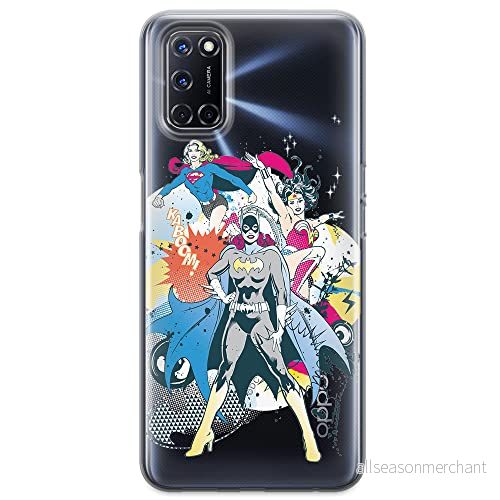 ERT GROUP mobiltelefonfodral för Oppo A92/ A72/ A52 originalt och officiellt licensierat DC mönster Super Girls 001 optimalt anpassad till formen på mobiltelefonen, gedeeltelijk transparant 5903040210512