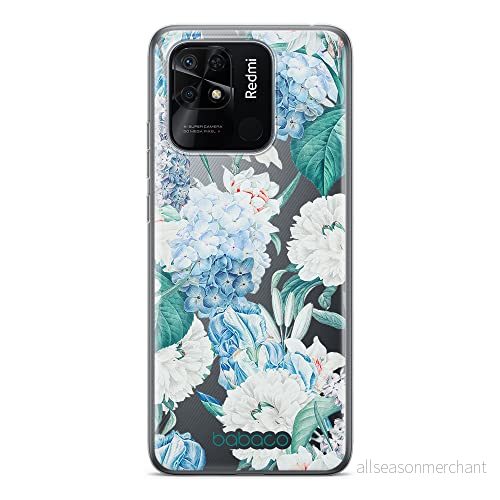 ERT GROUP mobiltelefonfodral för Xiaomi REDMI 10C originalt och officiellt licensierat Babaco mönster Flowers 028 optimalt anpassad till formen på mobiltelefonen, gedeeltelijk transparant 5905511550868