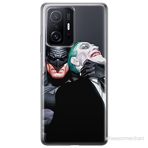 ERT GROUP mobiltelefonfodral för Xiaomi 11T 5G / PRO originalt och officiellt licensierat DC mönster Batman i Joker 001 optimalt anpassad till formen på mobiltelefonen, gedeeltelijk transparant 5904805555626