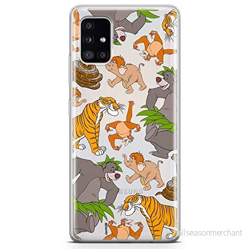 ERT GROUP mobiltelefonfodral för Samsung A51 originalt och officiellt licensierat Disney mönster Jungle Book 003 optimalt anpassad till formen på mobiltelefonen, gedeeltelijk transparant 5905131781550