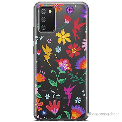 ERT GROUP mobiltelefonfodral för Samsung A02S originalt och officiellt licensierat Disney mönster Tinker Bell 001 optimalt anpassad till formen på mobiltelefonen, gedeeltelijk transparant 5903040223567