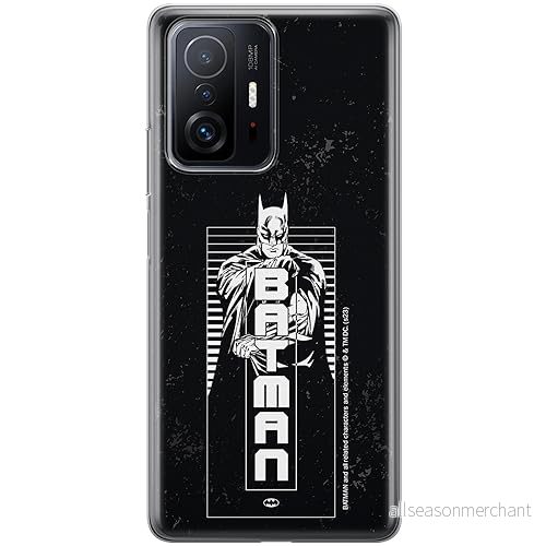 ERT GROUP mobiltelefonfodral för Xiaomi 11T 5G / PRO originalt och officiellt licensierat DC mönster Batman 041 anpassad till formen på mobiltelefonen, fodral tillverkad av TPU plast 5905795059125