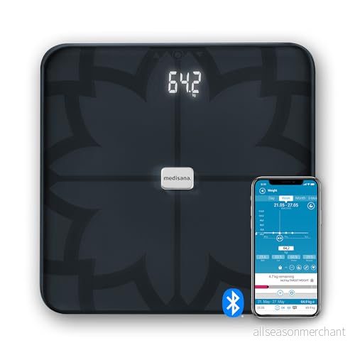 MEDISANA BS 450 connect Badrumsvåg svart 4015588405105