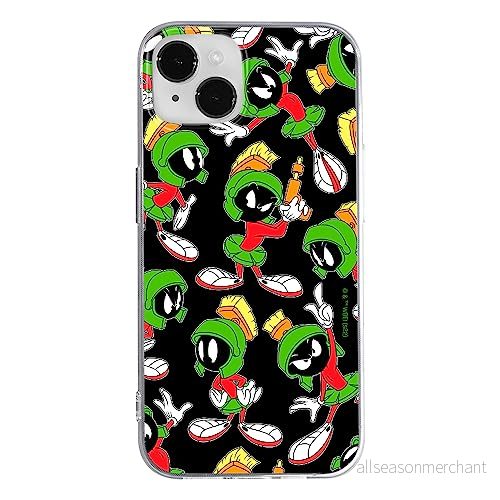 ERT GROUP mobiltelefonfodral för Iphone 14 originalt och officiellt licensierat Looney Tunes mönster Marvin 004 optimalt anpassad till formen på mobiltelefonen, fodral tillverkad av TPU plast 5905511634629