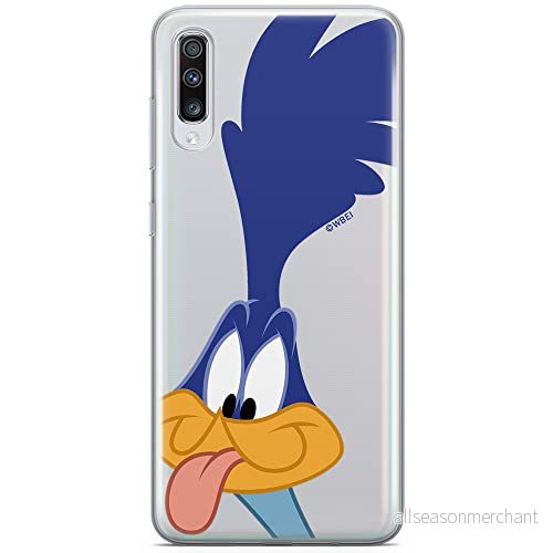 ERT GROUP mobiltelefonfodral för Samsung A70 originalt och officiellt licensierat Looney Tunes mönster Road Runner 002 optimalt anpassad till formen på mobiltelefonen, gedeeltelijk transparant 5902980473049
