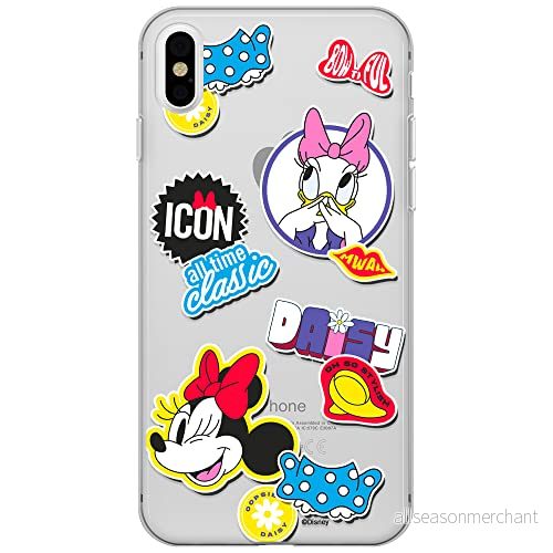 ERT GROUP mobiltelefonfodral för Iphone X/XS originalt och officiellt licensierat Disney mönster Minnie 067 optimalt anpassad till formen på mobiltelefonen, gedeeltelijk transparant 5905131810526