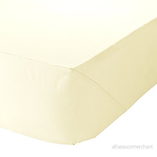Catherine Lansfield Percale spännlakan 90 x 200 cm krämfärgad 5607032045211 Catherine Lansfield Percale spännlakan 90 x 200 cm krämfärgad 5607032045211