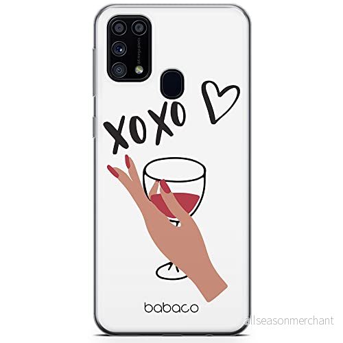 ERT GROUP mobiltelefonfodral för Samsung A31 originalt och officiellt licensierat Babaco mönster XOXO 001 optimalt anpassad till formen på mobiltelefonen, gedeeltelijk transparant 5904805046643