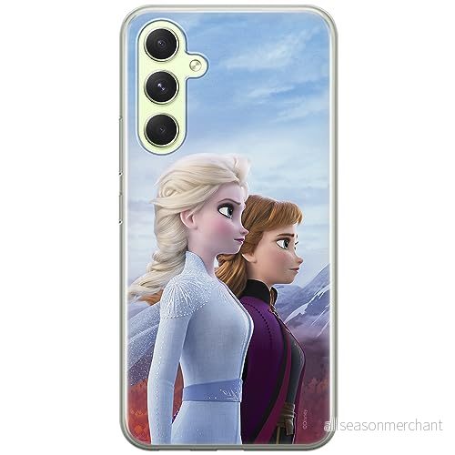 ERT GROUP mobiltelefonfodral för Samsung A54 5G originalt och officiellt licensierat Disney mönster Frozen 007 optimalt anpassad till formen på mobiltelefonen, fodral tillverkad av TPU plast 5905511814106