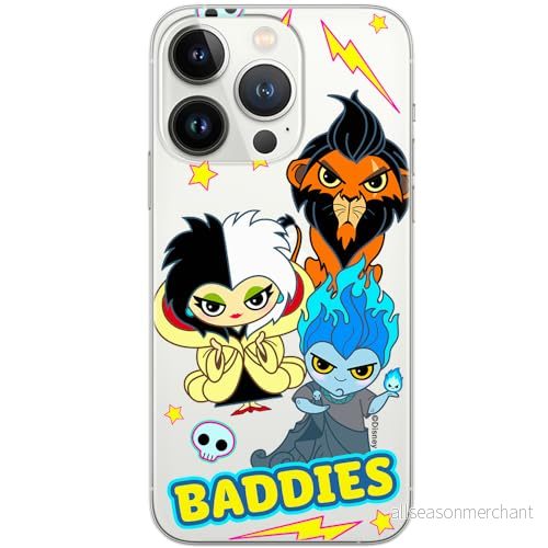 ERT GROUP mobiltelefonfodral för Iphone 13 PRO originalt och officiellt licensierat Disney mönster Villains 004 optimalt anpassad till formen på mobiltelefonen, gedeeltelijk transparant 5905131377562
