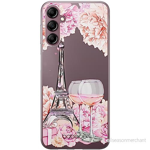 ERT GROUP mobiltelefonfodral för Samsung A14 4G/5G originalt och officiellt licensierat Babaco mönster Paris 001 optimalt anpassad till formen på mobiltelefonen, gedeeltelijk transparant 5905511824723