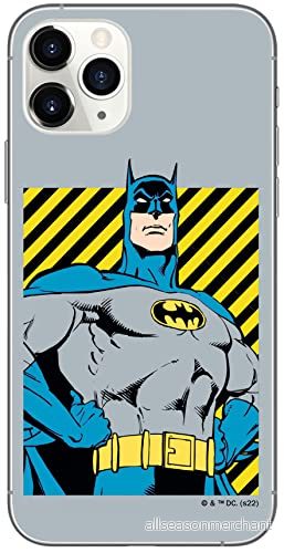ERT GROUP mobiltelefonfodral för Iphone 11 PRO originalt och officiellt licensierat DC mönster Batman 069 optimalt anpassad till formen på mobiltelefonen, fodral tillverkad av TPU plast 5905131524058