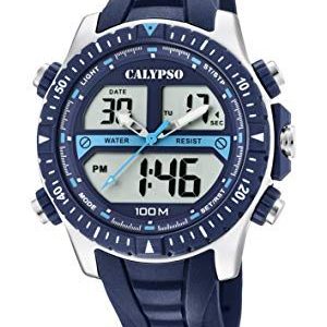 Calypso Watches herr analog digital kvartsklocka med plastarmband K5773/2 8430622713866 Calypso Watches herr analog digital kvartsklocka med plastarmband K5773/2 8430622713866