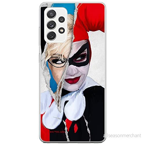 ERT GROUP mobiltelefonfodral för Samsung A52 5G / LTE 4G A52S originalt och officiellt licensierat DC mönster Harley Quinn 007, fodral tillverkad av TPU plast 5905131565129