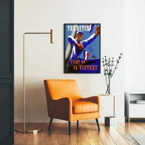 Vintageposter The Dutch Fight On To Victory - Bild 2
