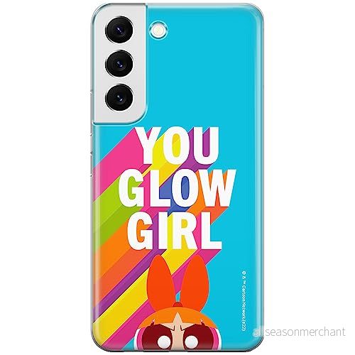 ERT GROUP mobiltelefonfodral för Samsung S22 originalt och officiellt licensierat The Powerpuff Girls mönster 042, fodral tillverkad av TPU plast 5905511985622