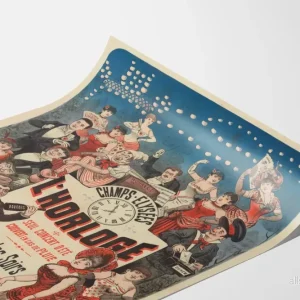 Vintageposter Champs-Élysées L'Horloge Sommarfestivalens konsert - Bild 3