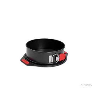 Woll Bakeware Springform Ø 20 cm, med läckagesäker botten, snabblås och värmebeständiga silikonhandtag upp till 230 C, PFAS fri, non stick beläggning i två lager, aluminiserat stål 4054359036704