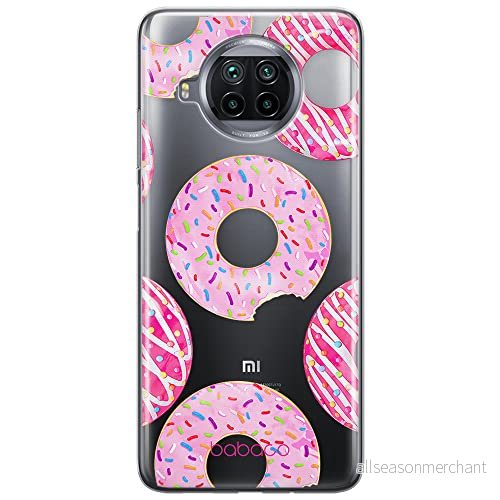 ERT GROUP mobiltelefonfodral för Xiaomi MI 10T LITE/REDMI NOTE 9 PRO 5G originalt och officiellt licensierat Babaco mönster Donut 002 anpassad till formen på mobiltelefonen, gedeeltelijk transparant 5903537154220