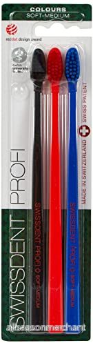 Profi Colours Soft Medium Trio (Kos,UNI,3ks,Black, Red, Blue) 7640126196121