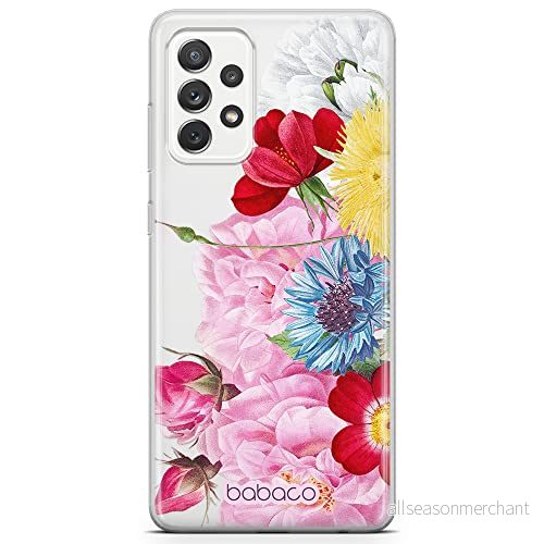 ERT GROUP mobiltelefonfodral för Samsung A72 5G originalt och officiellt licensierat Babaco mönster Flowers 056 optimalt anpassad till formen på mobiltelefonen, gedeeltelijk transparant 5905131361950