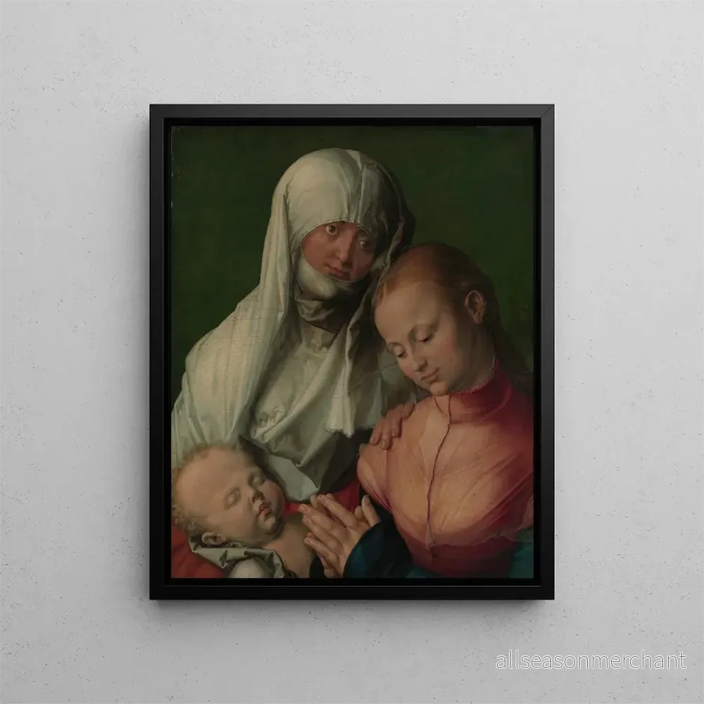 Målning Vierge à l’Enfant avec sainte Anne – Albrecht Dürer | Konsttryck