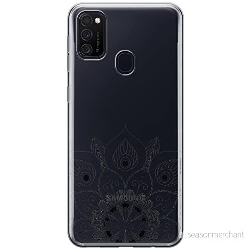ERT GROUP mobiltelefonfodral för Samsung M21 / M30S originalt och officiellt licensierat Babaco mönster Mandalas 008 Vit optimalt anpassad till formen på mobiltelefonen, gedeeltelijk transparant 5904805852060